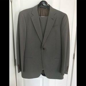 Armani Two-Piece Suit, Single Button, No Vent